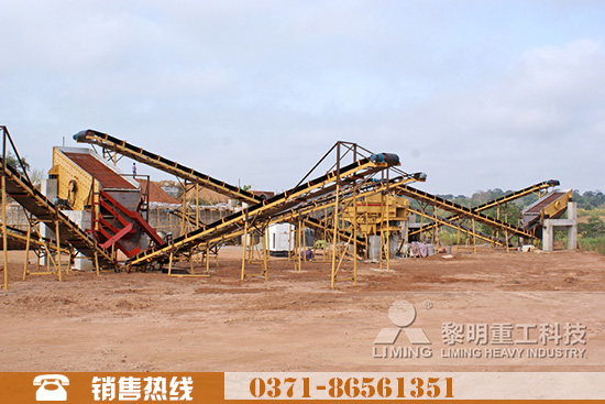 凝灰岩碎石料破碎工艺