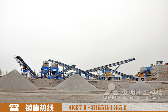 每小时500吨公路石料的大型碎石机